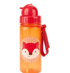 Skip Hop Zoo PP Straw Bottle Fox 390ml New