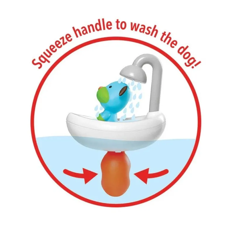 Skip Hop Zoo Squeeze & Shower Dog New