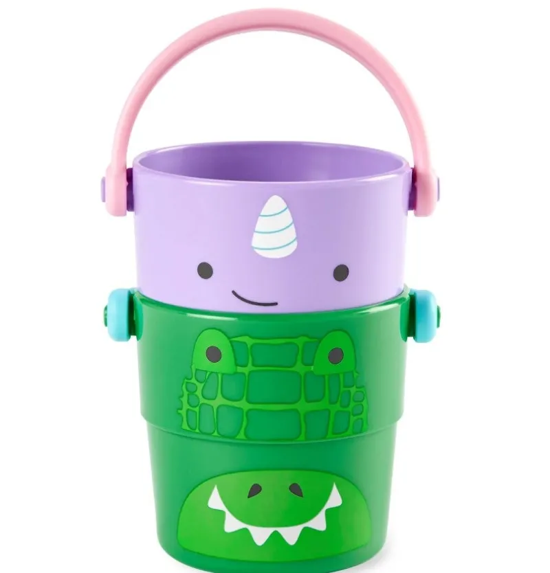Skip Hop Zoo Stack & Pour Buckets Hot