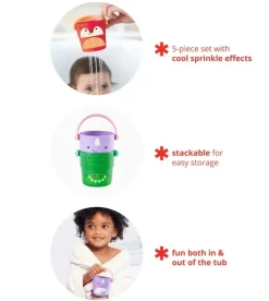 Skip Hop Zoo Stack & Pour Buckets Hot