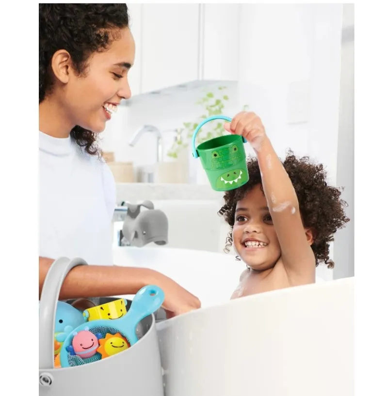 Skip Hop Zoo Stack & Pour Buckets Hot