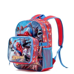 Marvel Spiderman Backpack with Cooler Lunch Bag Fashion