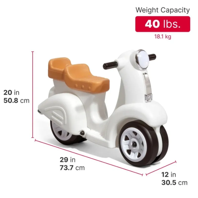 Step2 Ride Along Scooter White Clearance