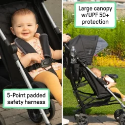 Summer by Ingenuity 3DLite Convenience Stroller Grey Discount