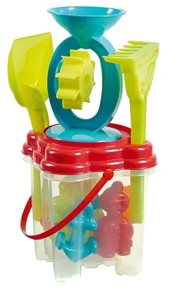 Androni Toys Summertime Square Transparent Bucket Set - Assorted Colours Outlet