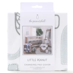 Peanutshell THE GREY CHANGING PAD COVER Best