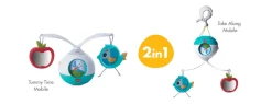 Tiny Love Tummy Time Mobile Entertainer Meadow Day Hot