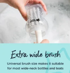 Tommee Tippee Closer To Nature 2-in-1 Baby Bottle Brush Hot