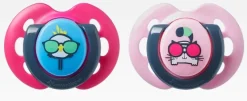 Tommee Tippee Closer To Nature Tommee Tippee Fun Style Soother 2-Pack 18-36m - Assorted Colours Discount