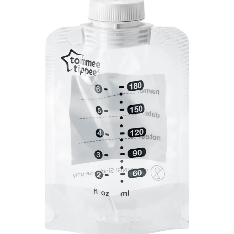 Tommee Tippee Closer To Nature Tommee Tippee Made for Me Breast Milk Pouches 20-Pack New