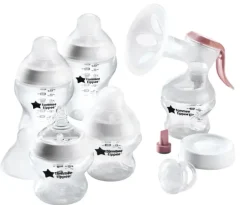 Tommee Tippee Closer To Nature Tommee Tippee Made-for-Me Manual Breastfeeding Starter Set New