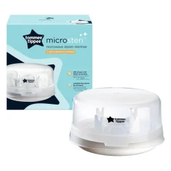 Tommee Tippee Closer To Nature Tommee Tippee Microsteri Microwave Steam Steriliser for Baby Bottles and Accessories New