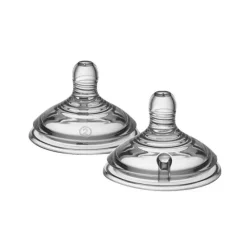 Tommee Tippee Closer To Nature Tommee Tippee Natural Start Medium Flow Teats 2-Pack 3m+ New
