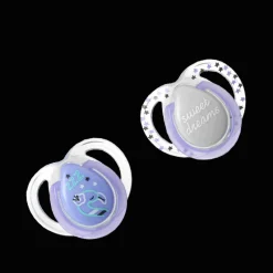 Tommee Tippee Closer To Nature Tommee Tippee Night Time Soother 2-Pack 0-6m - Assorted Colours Discount