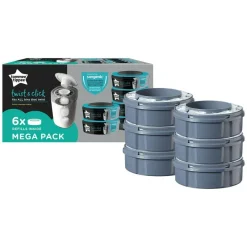 Sangenic Twist & Click Tommee Tippee Cassette 6-Pack Refill Sale