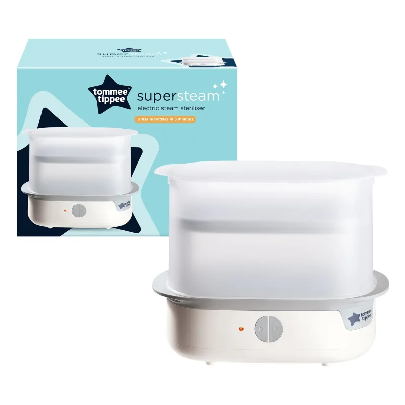 Tommee Tippee Closer To Nature Tommee Tippee Supersteam Electric Steam Steriliser Hot