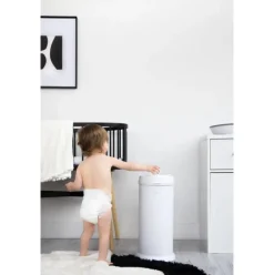 Ubbi Nappy Pail Matte White Discount