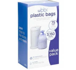 Ubbi Plastic Bags 3-Pack Value Pack (75 Bags Total) Hot
