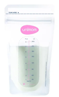 Unimom Breastmilk Storage Bags Large 240ml 50pk Outlet